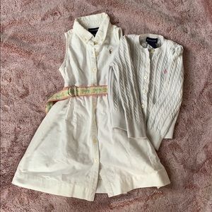 4T dress and Cardigan